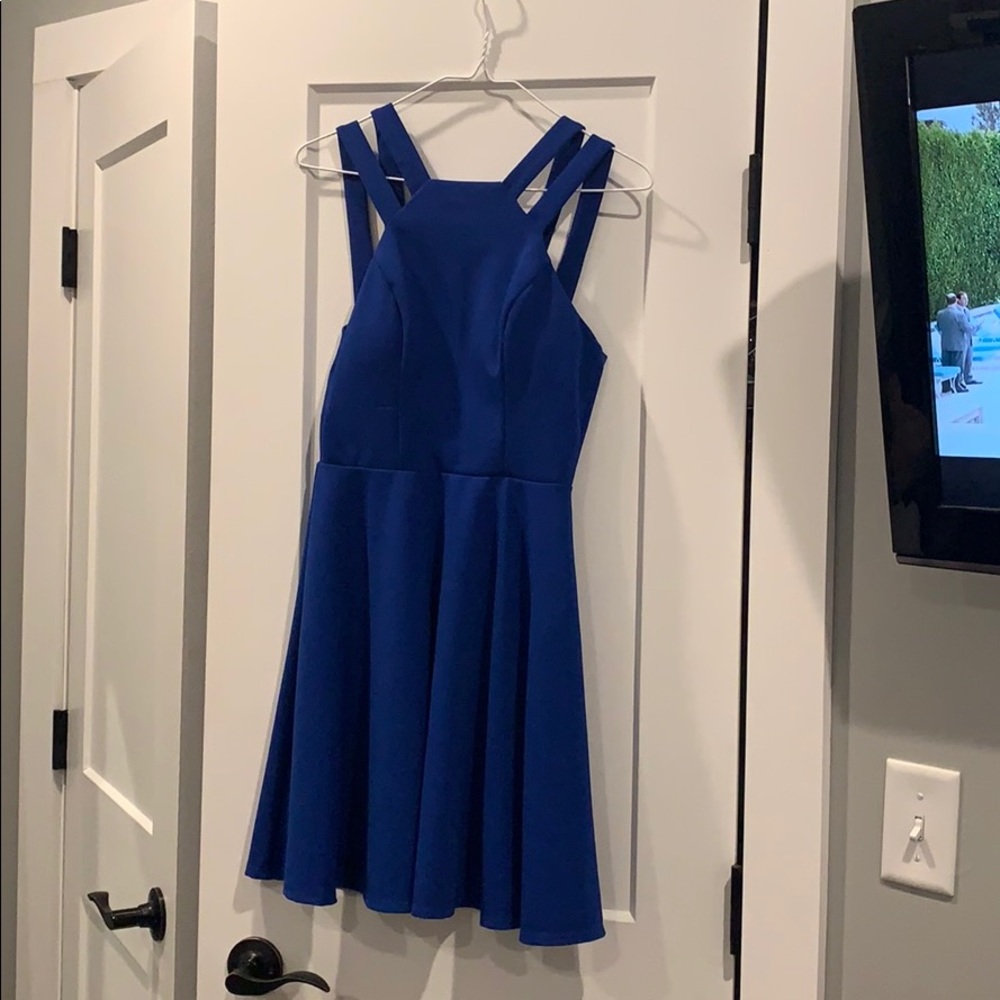 Royal blue dress